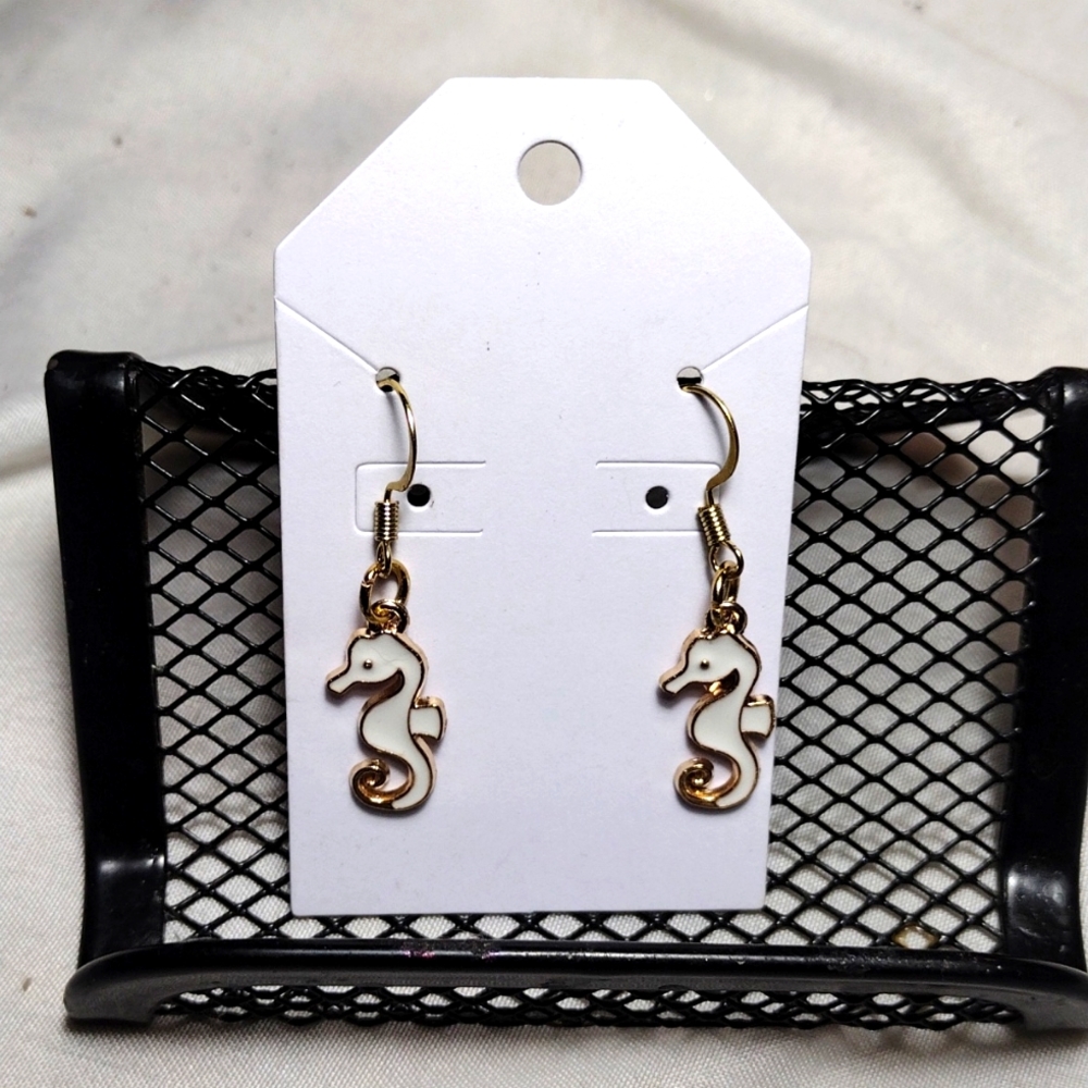 Seahorse earrings